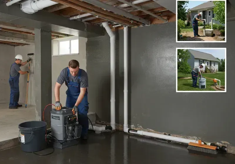 Basement Waterproofing and Flood Prevention process in Tri-Lakes, IN